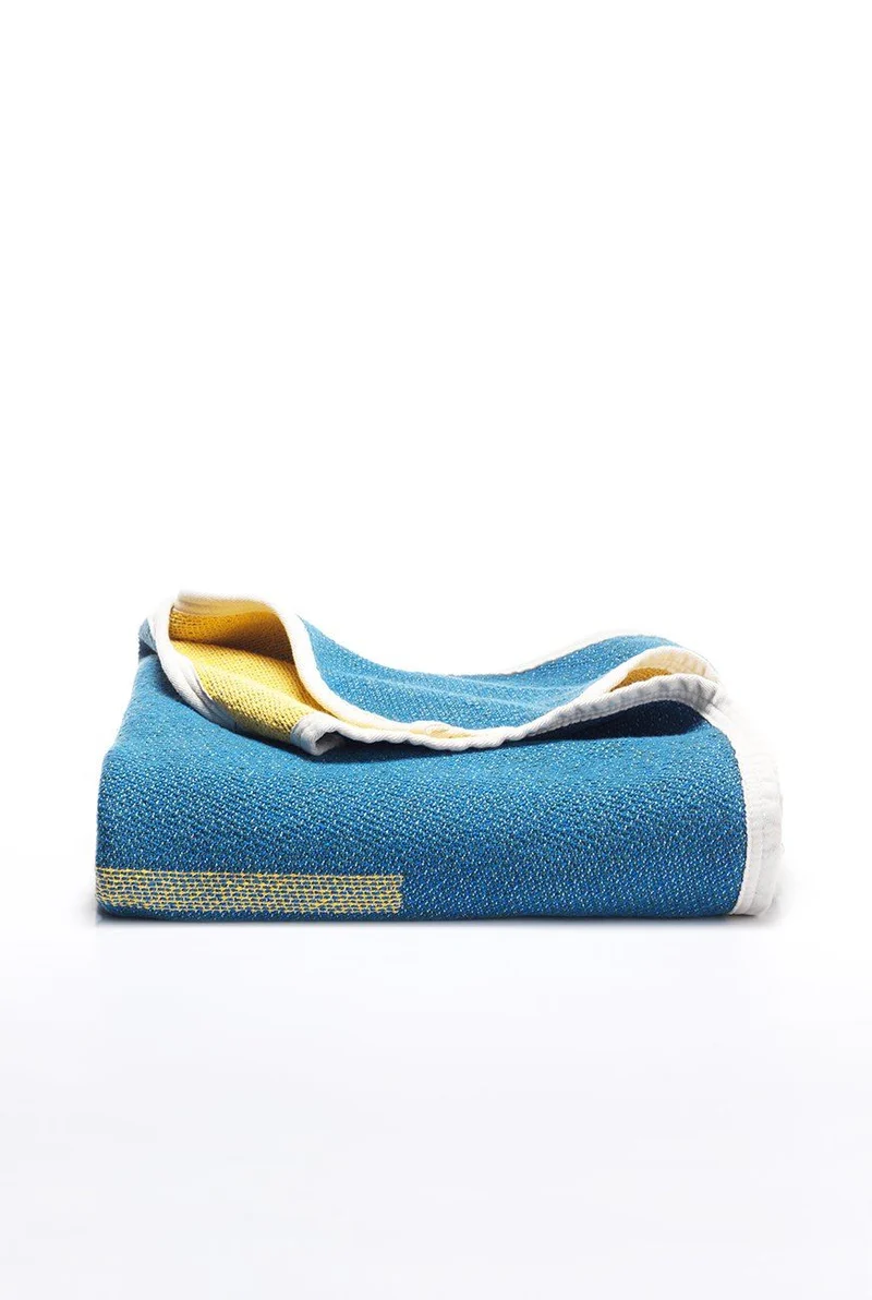 Cotton Blanket & Throw "Bauhaused 7" by Sophie Probst