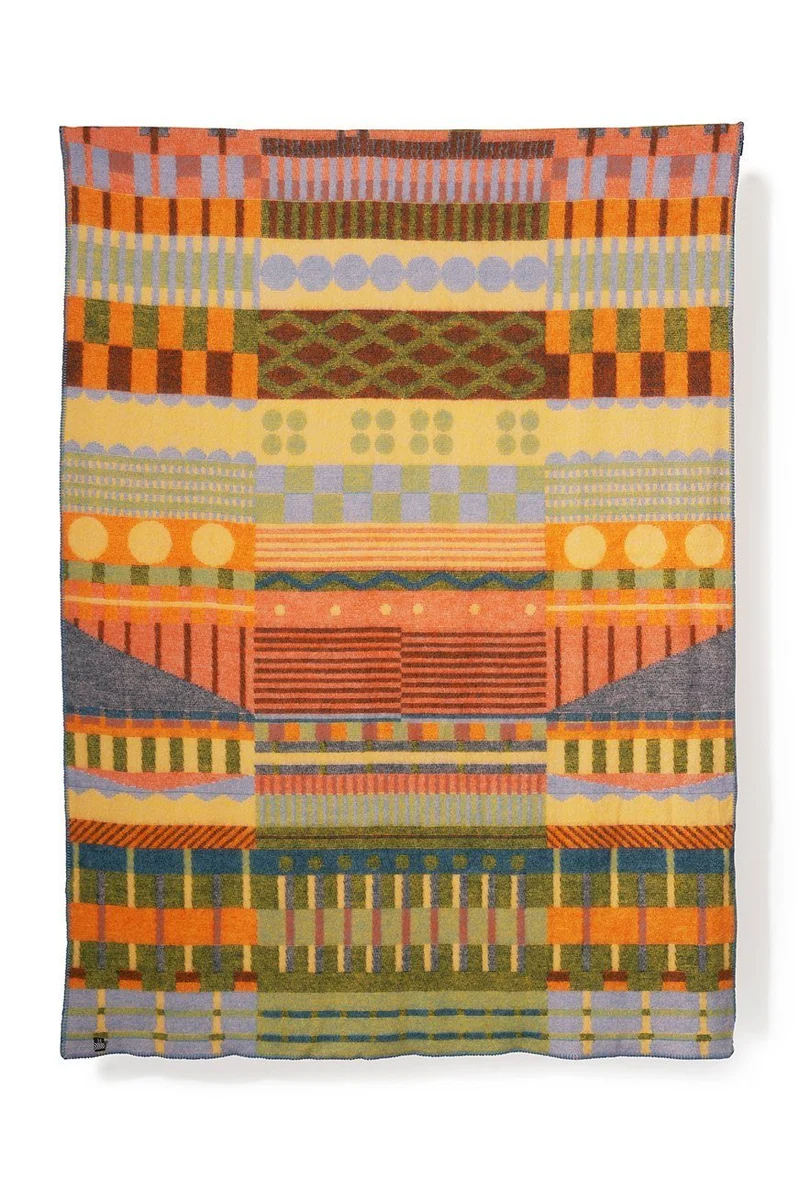 Wool Blanket "Gunta" by Sophie Probst & MIchele Rondelli
