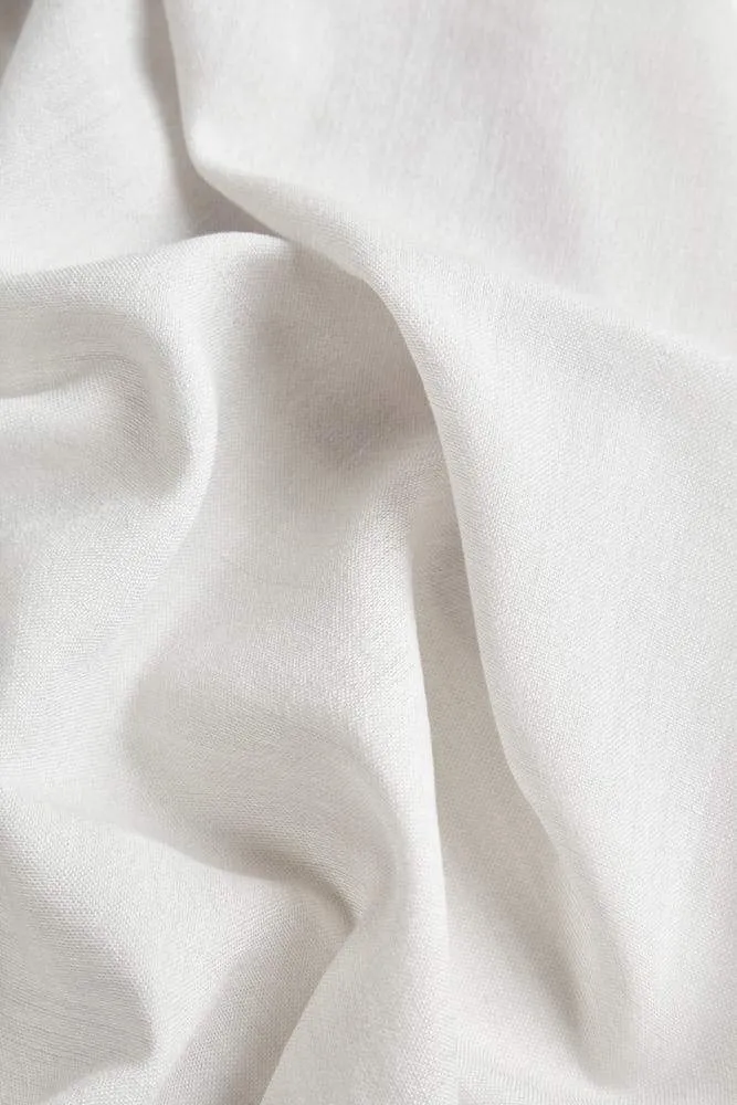 Wool Curtains Semi Transparent in Sand Color