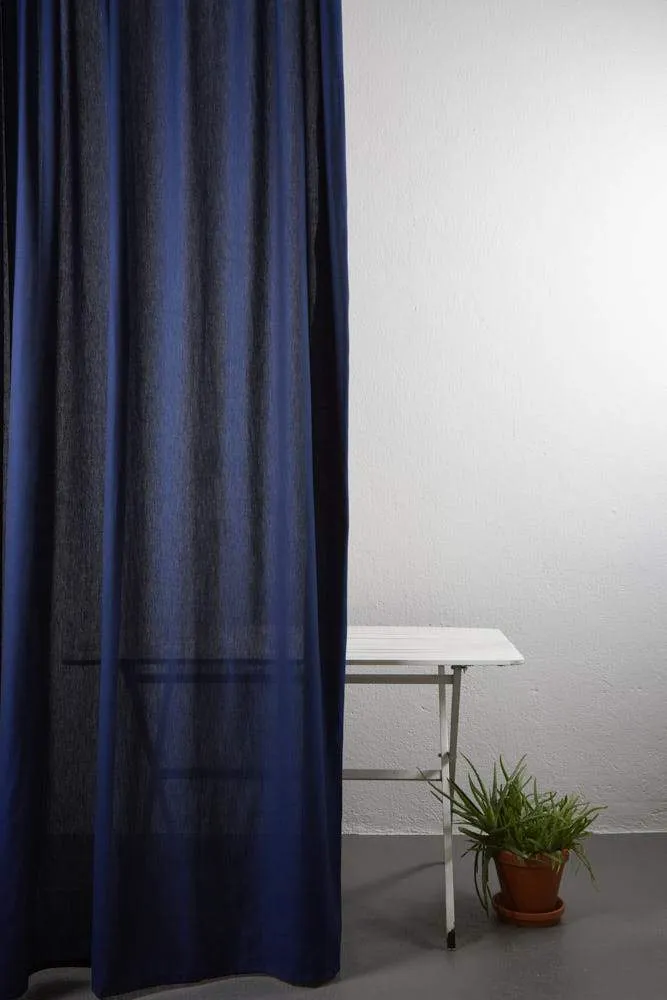 Outdoor Curtains "Shade" in Blue Color