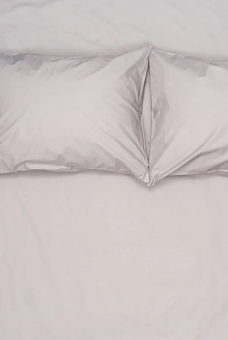 Pima Cotton Percale Bedding in Grey Color