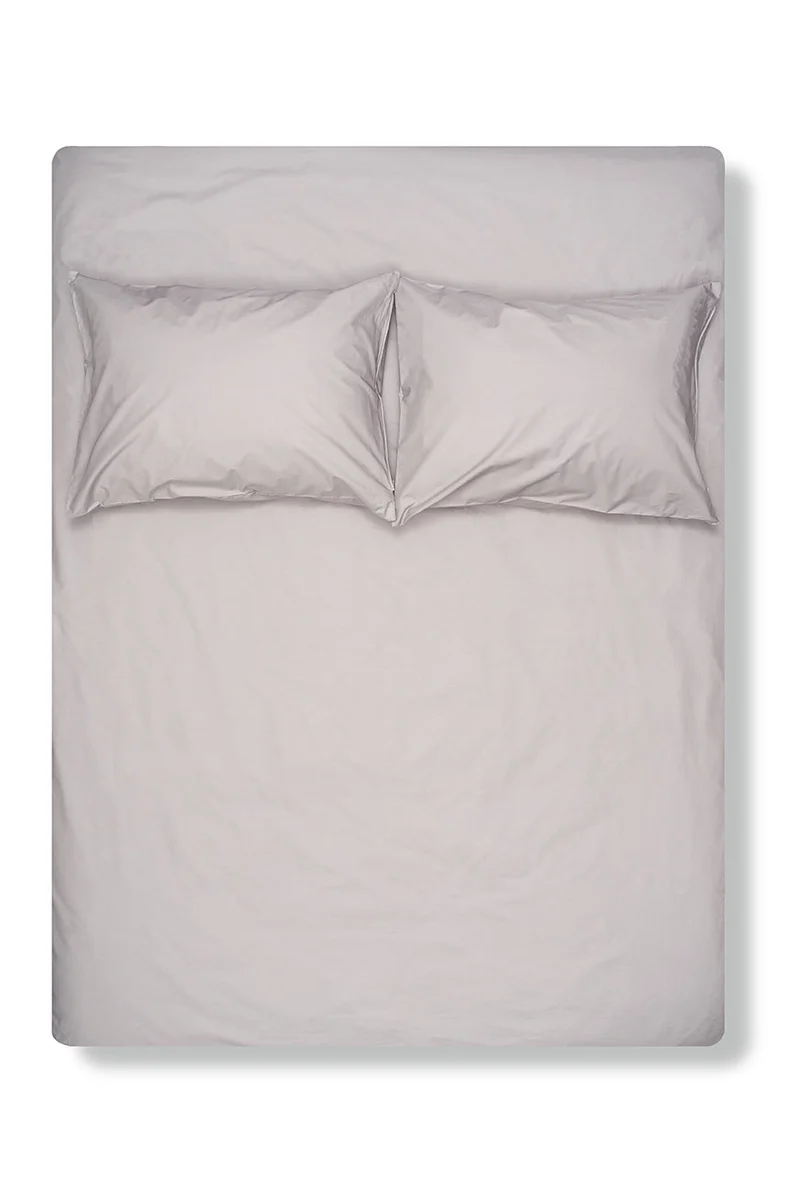 Pima Cotton Percale Bedding in Grey Color