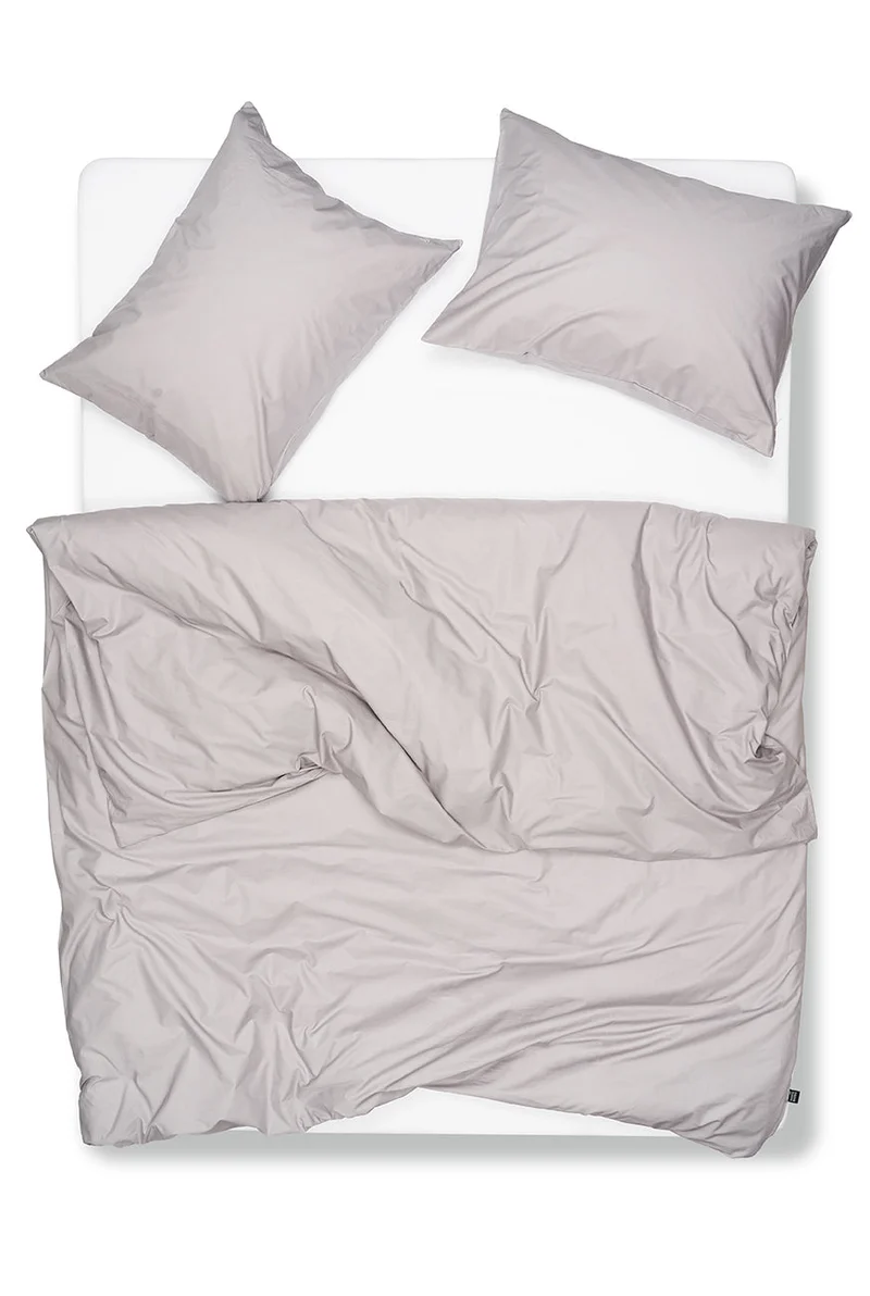Pima Cotton Percale Bedding in Grey Color