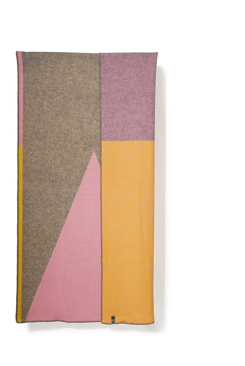 Wool Blanket "Konstructiv" by Michele Rondelli