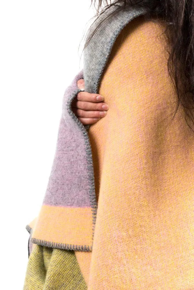 Wool Blanket "Konstructiv" by Michele Rondelli