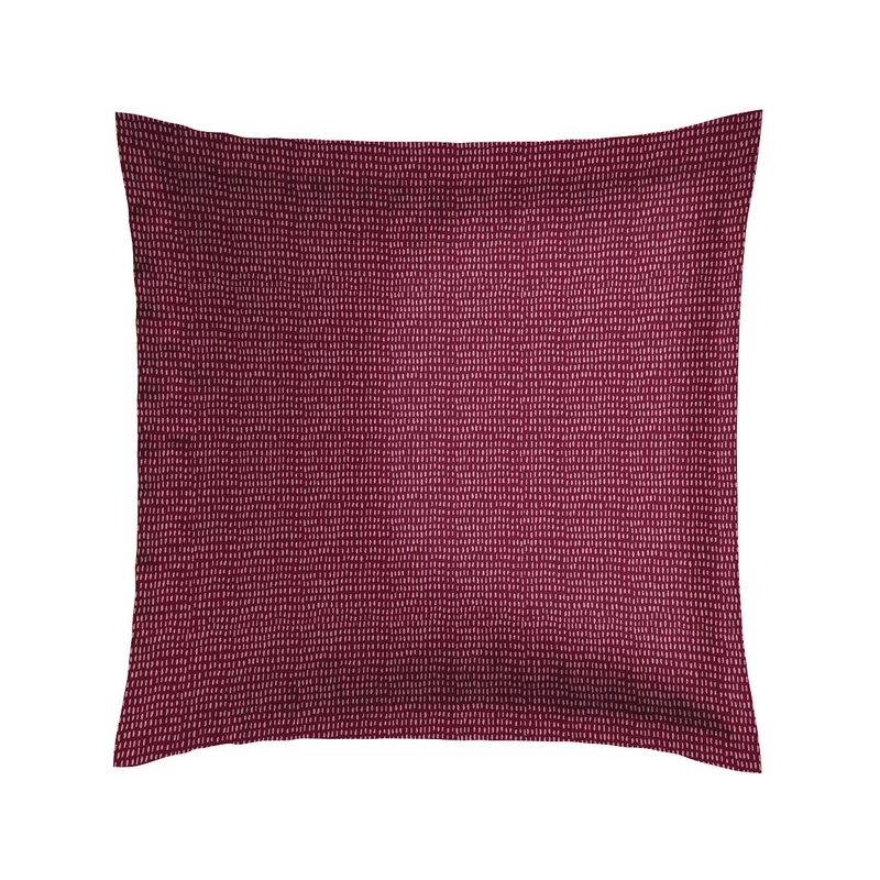 Taie d'oreiller satin de coton - Fleurs pastel Noir