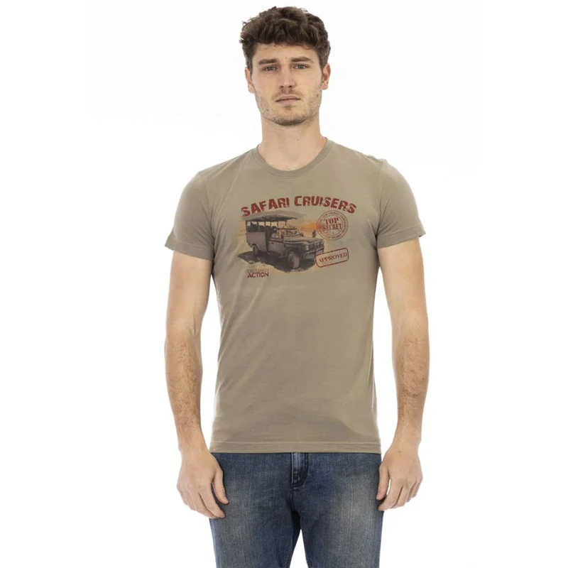 TRUSSARDI Action Herren Safari Cruisers T-Shirt Grün 2AT02B055