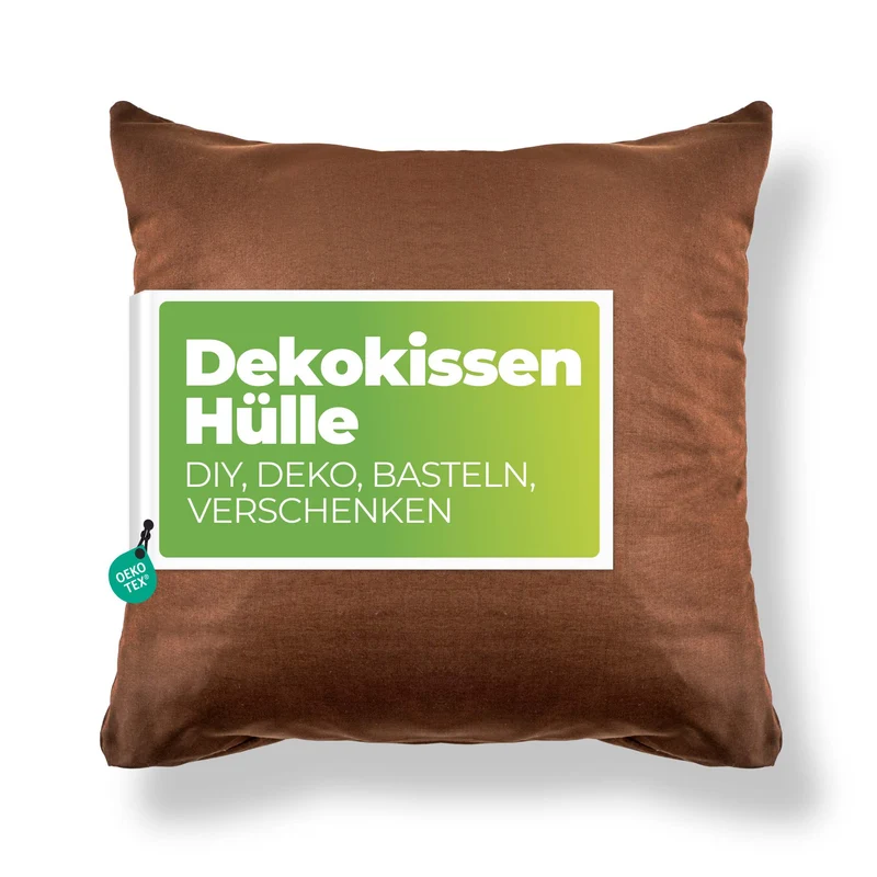 etérea Baumwolle DIY 10er Dekokissen Kissen Bezug 40x40 cm