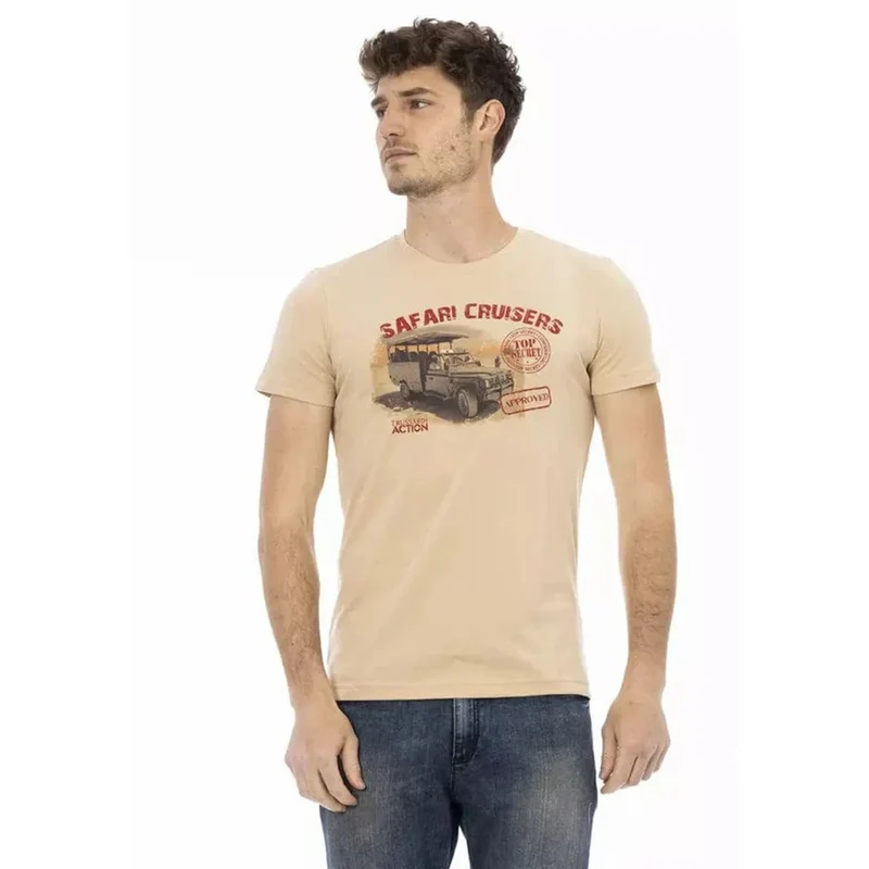 TRUSSARDI Action Herren Safari Cruisers T-Shirt Sand 2AT02B004