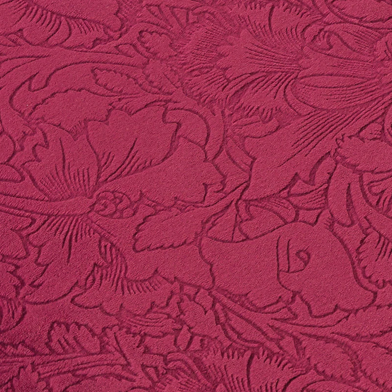 Maxi plaid/couvre-lit - Arabesque bordeaux