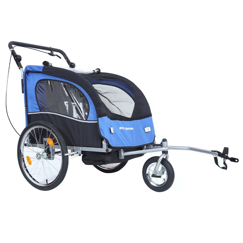 Øvre Eidfjord "Alpström" 2-in-1 Fahrradanhänger Kinderwagen blau