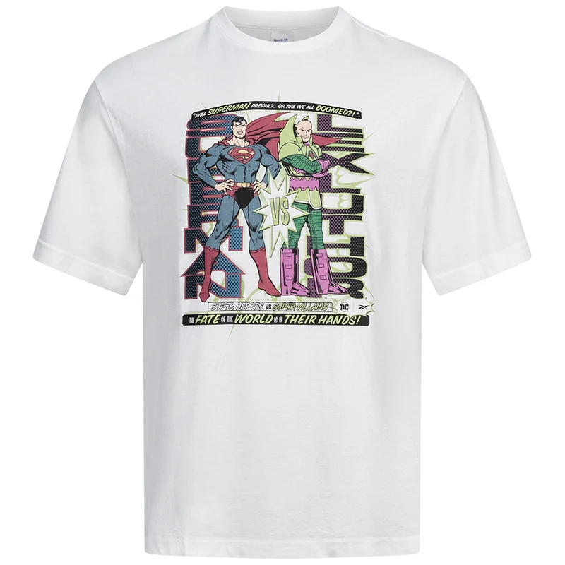 Reebok x DC COMICS Superman vs Lex Luthor Herren T-Shirt IB5813
