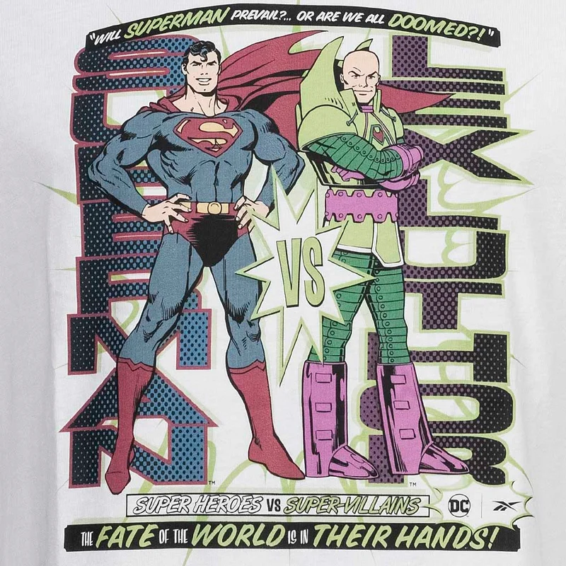 Reebok x DC COMICS Superman vs Lex Luthor Herren T-Shirt IB5813