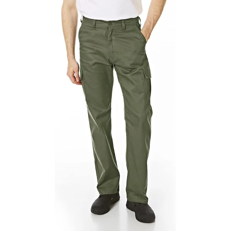 Lee Cooper Herren Cargo Arbeitshose khaki LCPNT205-KHA