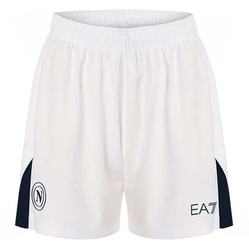 SSC Neapel EA7 Emporio Armani Herren Auswärts Shorts EASSCN25G13-WHITE-NAVY