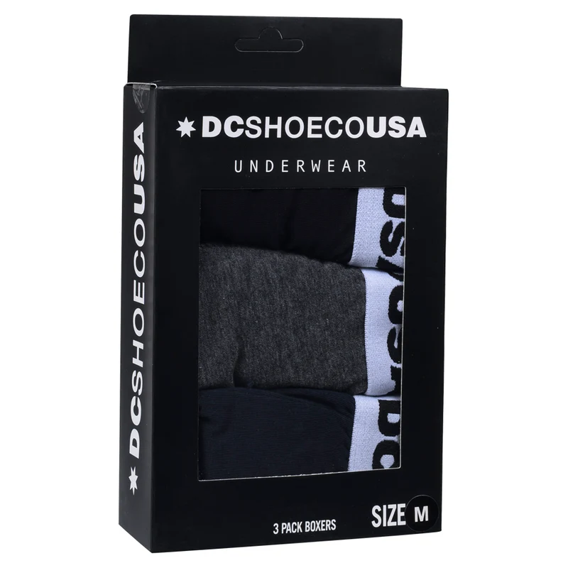 DC Shoes Herren Boxershorts 3er-Pack DC-B4