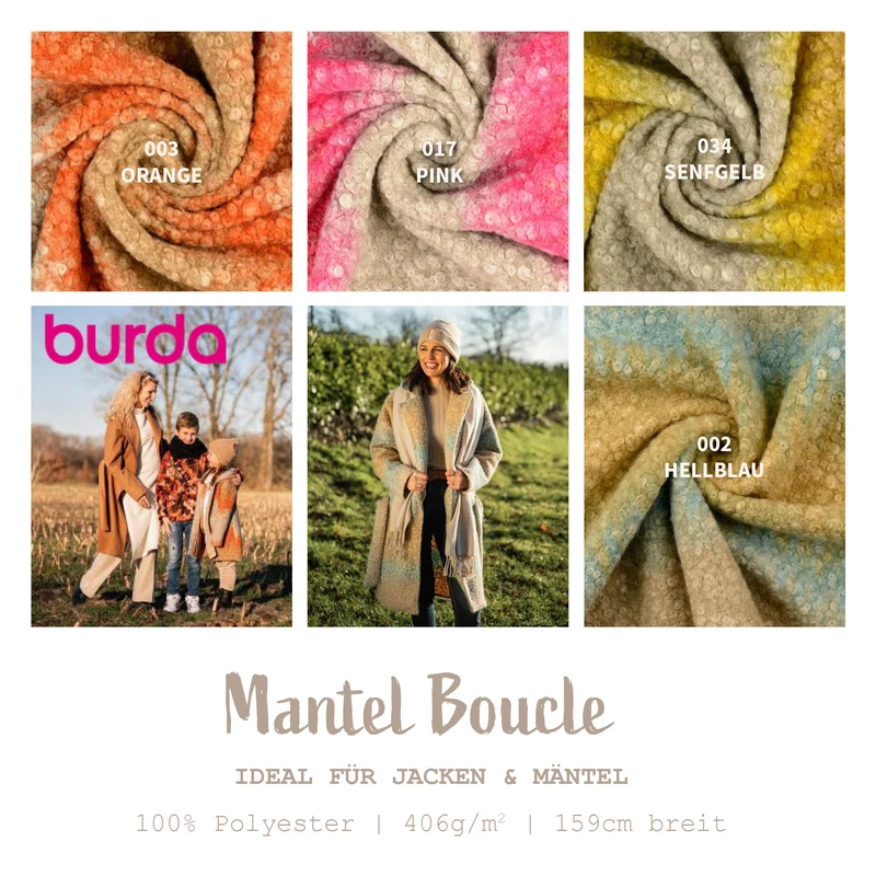 Boucle Mantelstoff *Ab 50 cm