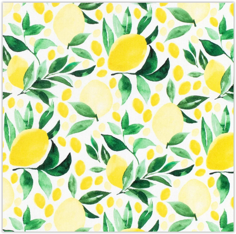 Dekostoff Halbpanama Früchte *Ab 50 cm