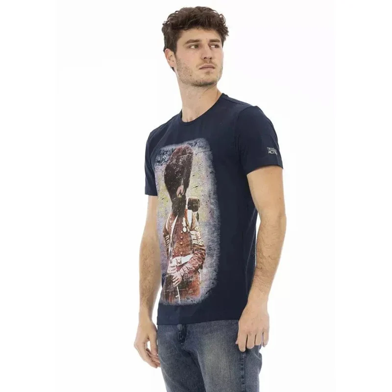 TRUSSARDI Action Herren Real Man T-Shirt Navy 2AT04003
