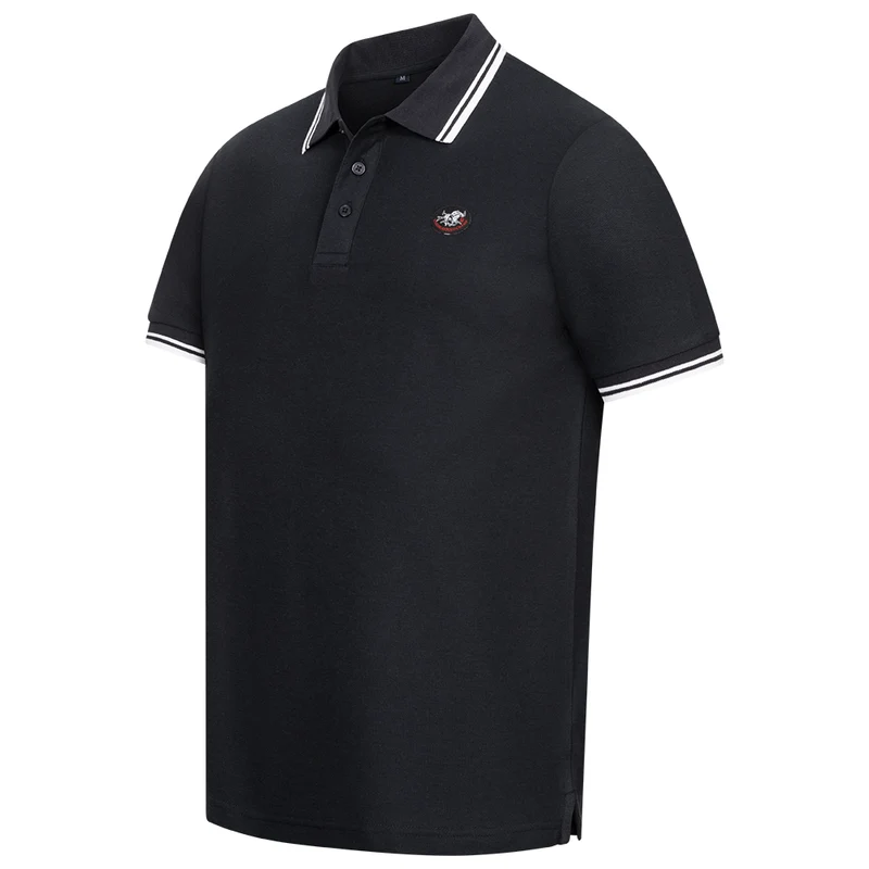 EUROPEAN POLO CHAMP Herren Polo-Shirt EPCPOLOS-SCWARZ
