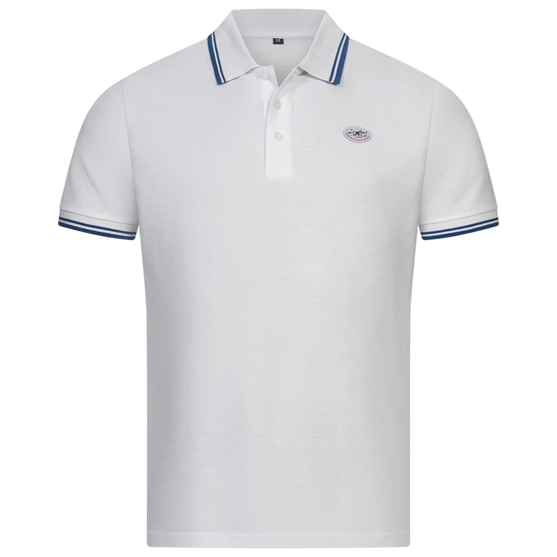EUROPEAN POLO CHAMP Herren Polo-Shirt EPCPOLOS-WEISS