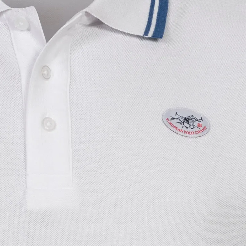 EUROPEAN POLO CHAMP Herren Polo-Shirt EPCPOLOS-WEISS