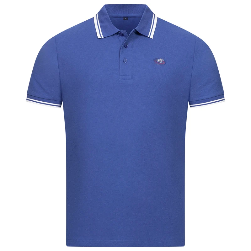 EUROPEAN POLO CHAMP Herren Polo-Shirt EPCPOLOS-BLAU