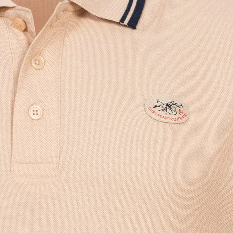 EUROPEAN POLO CHAMP Herren Polo-Shirt EPCPOLOS-BEIGE