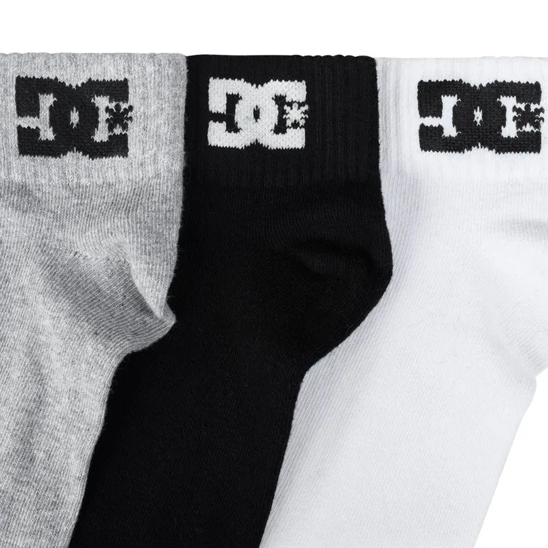 DC Shoes Quarter Unisex Socken 3 Paar multi DC-23 QUARTER