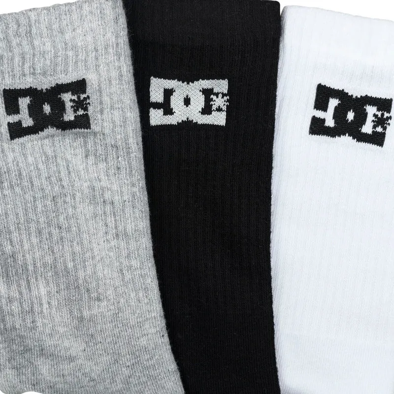 DC Shoes Sport Crew Unisex Socken 3 Paar multi DC-03 CREW