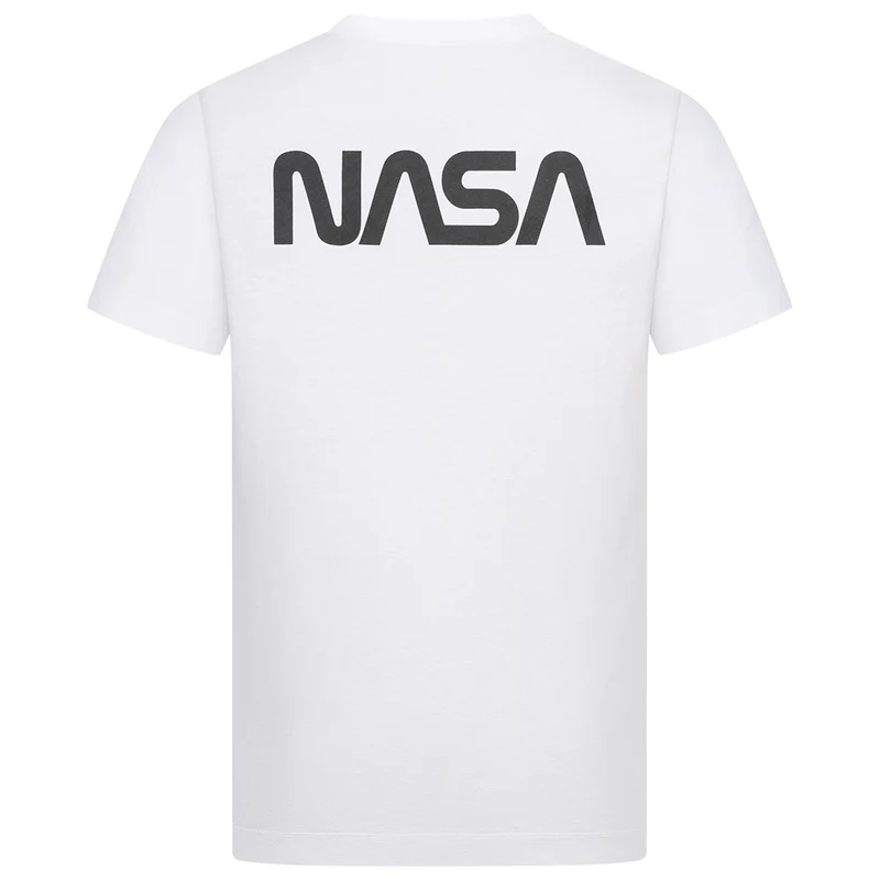 NASA Circle Logo Herren T-Shirt TMMTS007WHT