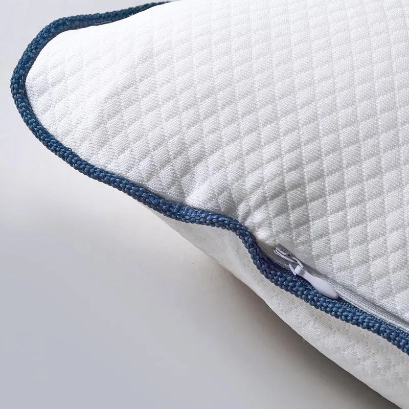 ABC Visco Travel – Reisekissen, 40x80 cm, gerollt, Ergonomisches HWS Nackenstützkissen, waschbar