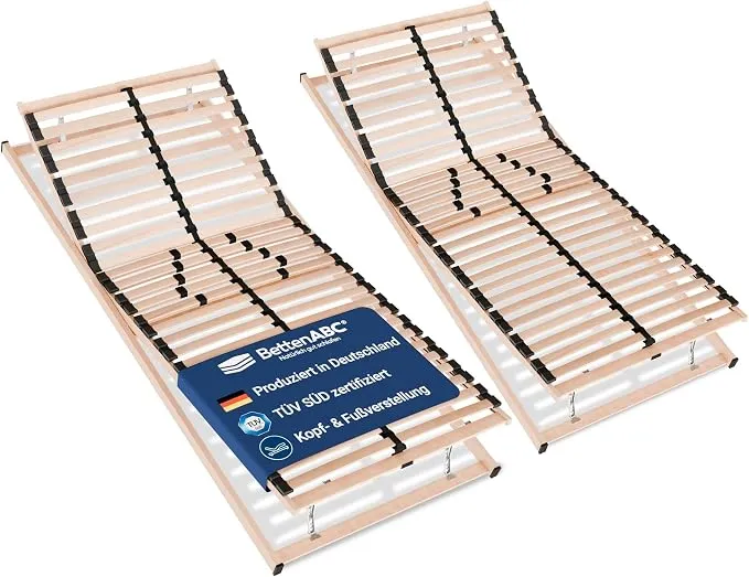 Betten-ABC Max1 K+F Lattenrost-Set Selbstmontage 180x200 cm