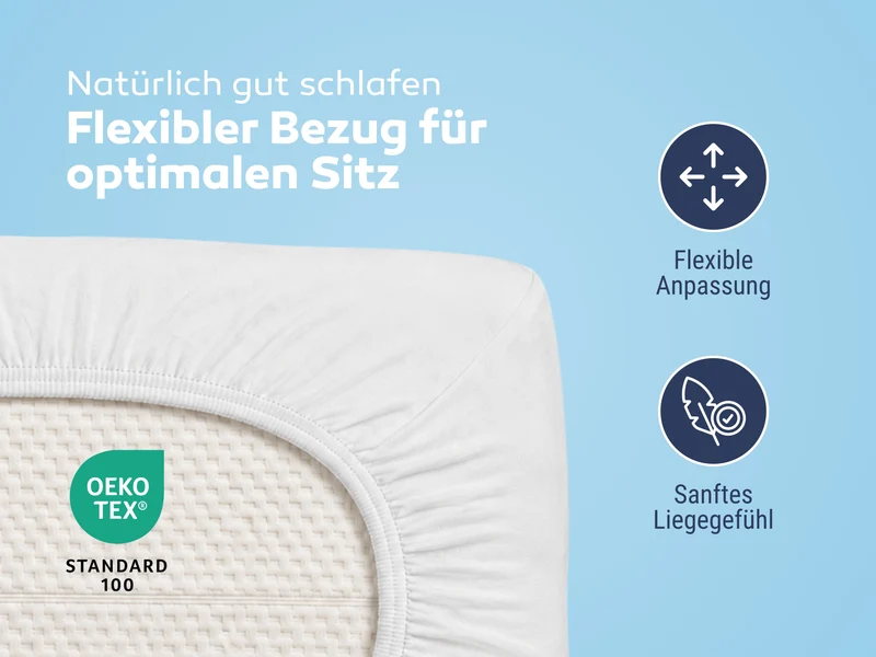 Flexibler Kissenbezug - aus Jersey-Elasthan, multifunktionell und atmungsaktiv