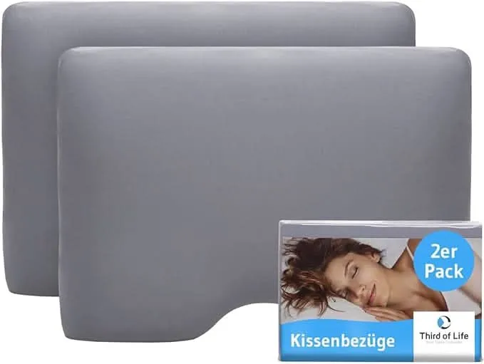 GIANFAR Baumwoll-Kissenbezug Doppelpack