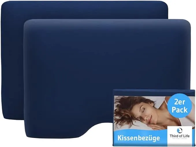 GIANFAR Baumwoll-Kissenbezug Doppelpack