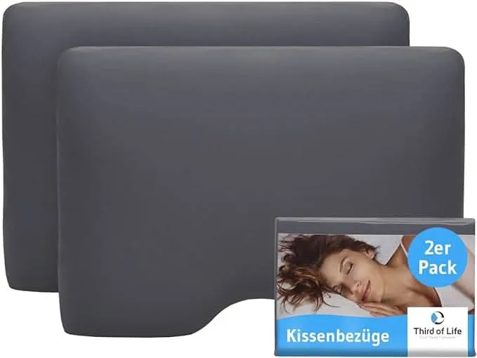 GIANFAR Baumwoll-Kissenbezug Doppelpack