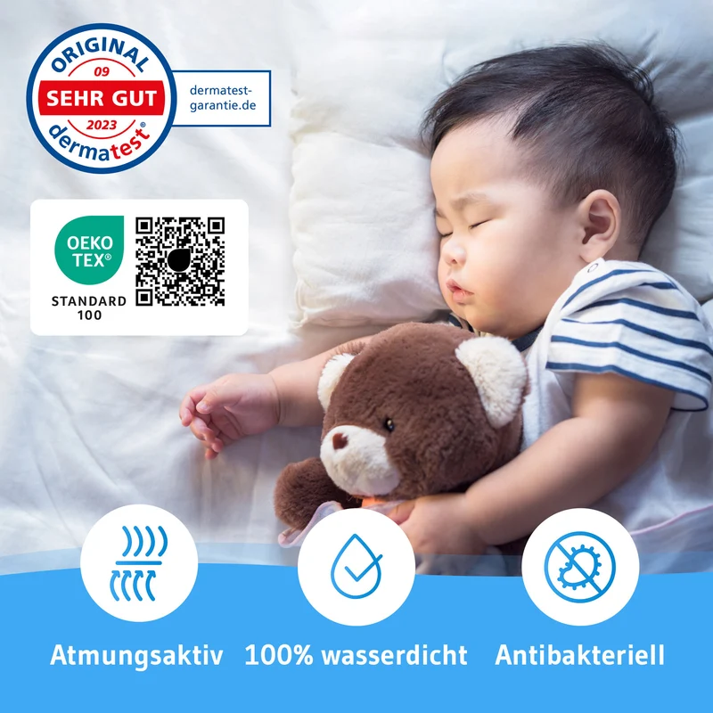 LISA Matratzenschoner mit Seitenwänden, 100% wasserdicht, für Allergiker