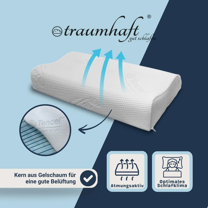 Traumhaft Gelschaum Nackenstützkissen