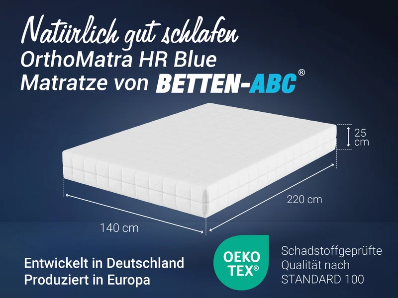 Betten-ABC HR Blue Kaltschaummatratze