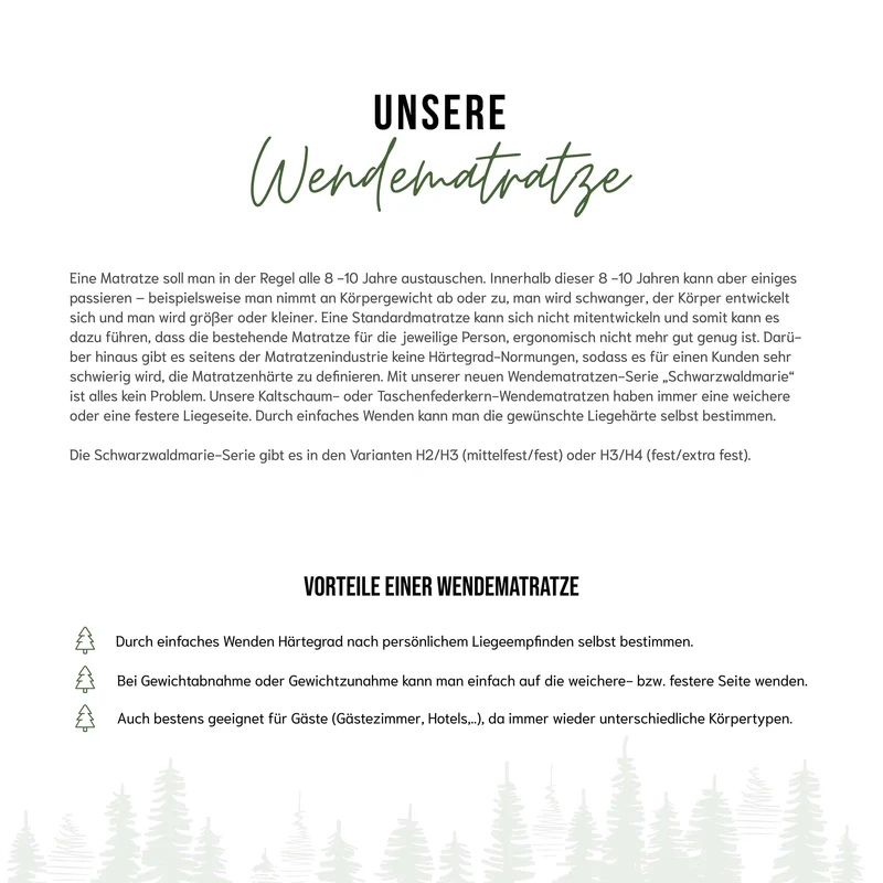 Schwarzwaldmarie Ida Gelschaum-Kaltschaummatratze