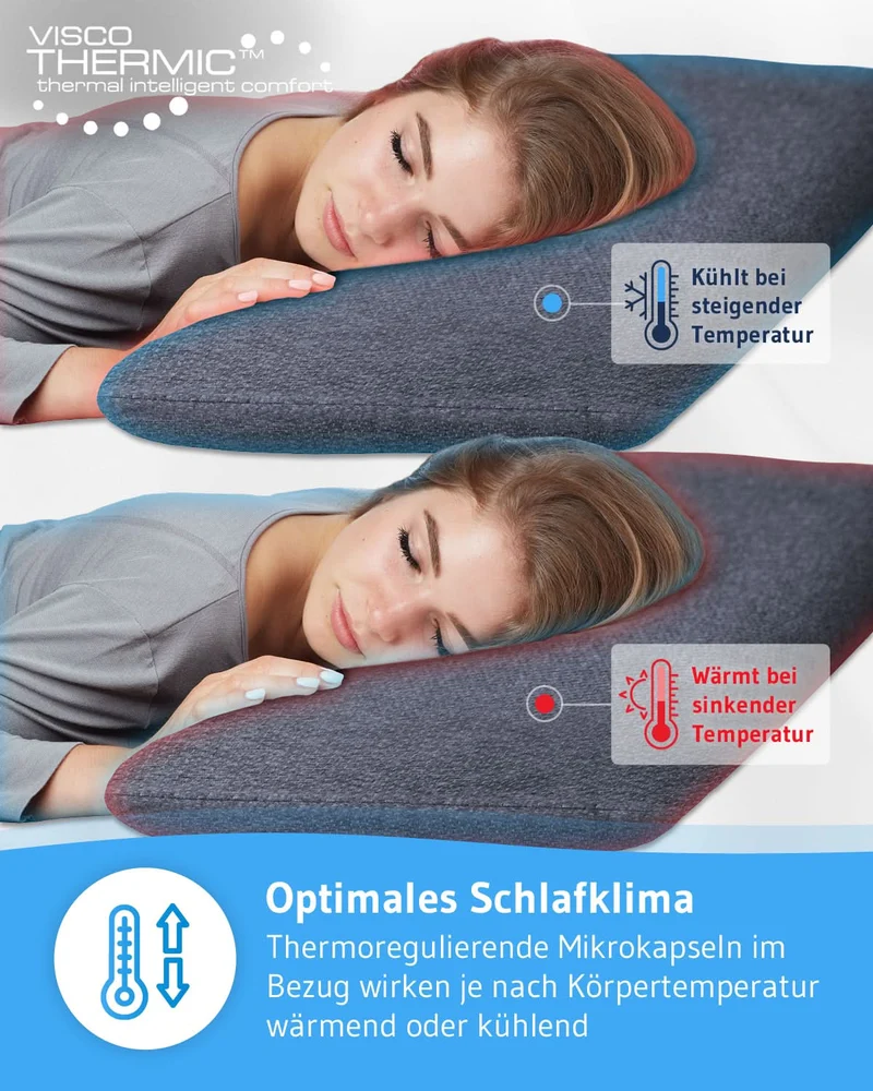 MIZAR Bauchschläferkissen, extra weich aus Visco Schaum