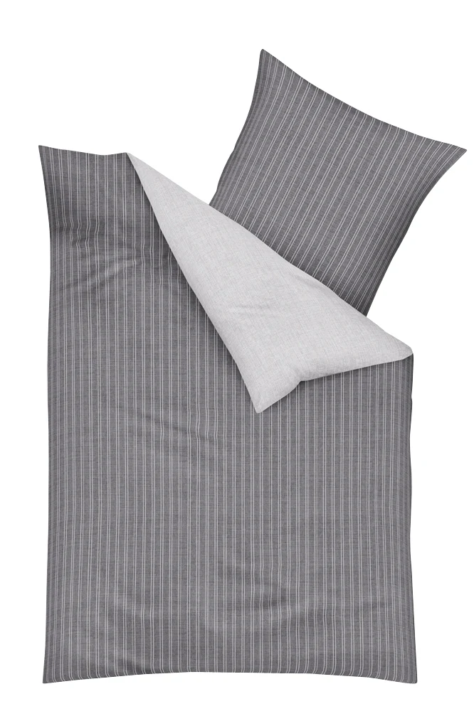 Kaeppel Mako Satin Bettwäsche 155x220 326/649 Eternity Combo schiefer