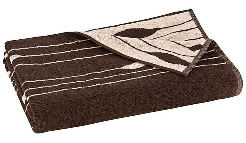 Floringo Saunatuch Strandtuch 90x190 100% Baumwolle Design Sterne Streifen