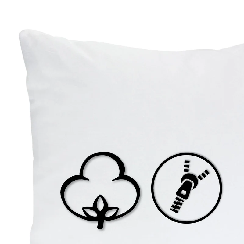 2er Pack MOON-Luxury Linon Kissenbezug 100% Baumwolle 40x40 40x60 40x80 50x50 60x60 80x80