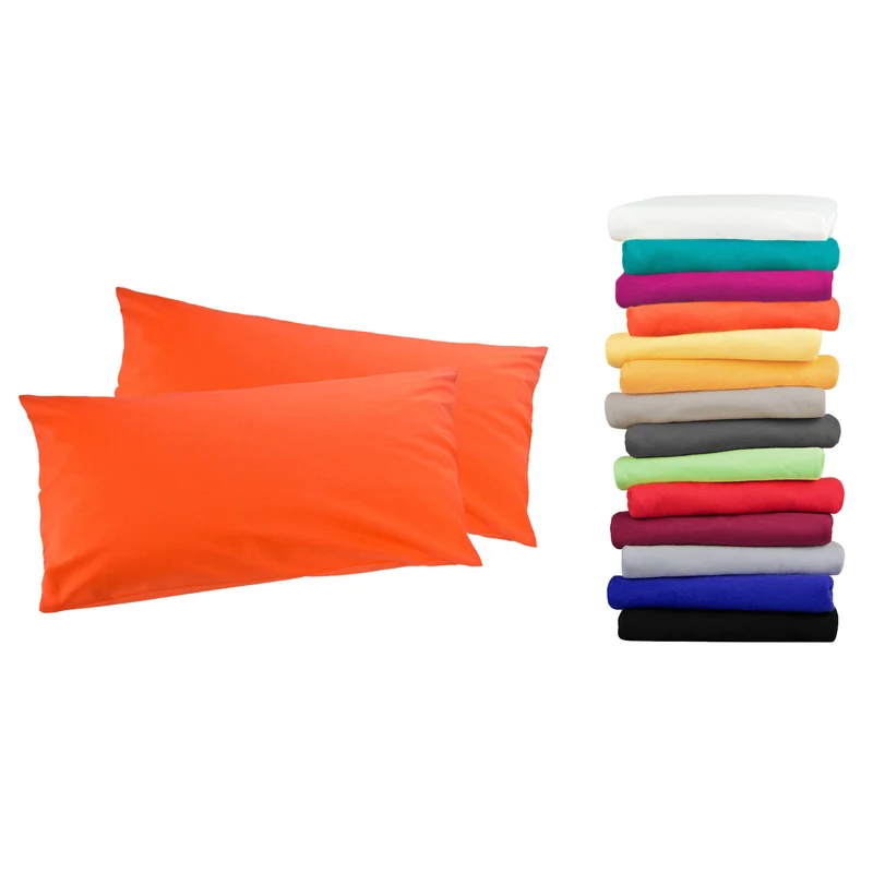 2er Pack MOON-Luxury Linon Kissenbezug 100% Baumwolle 40x40 40x60 40x80 50x50 60x60 80x80