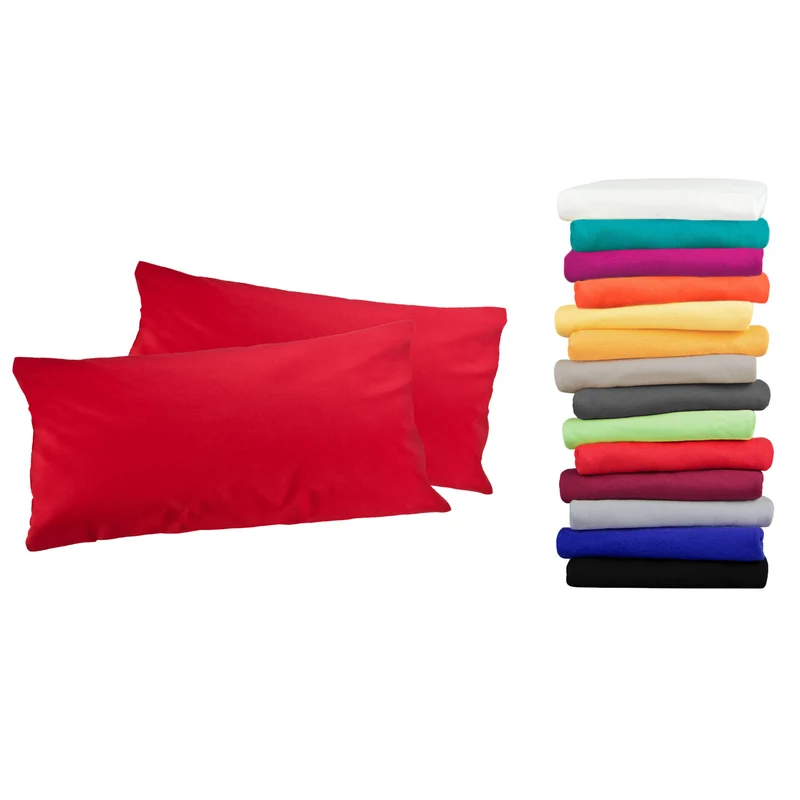 2er Pack MOON-Luxury Linon Kissenbezug 100% Baumwolle 40x40 40x60 40x80 50x50 60x60 80x80