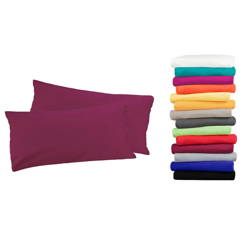 2er Pack MOON-Luxury Linon Kissenbezug 100% Baumwolle 40x40 40x60 40x80 50x50 60x60 80x80