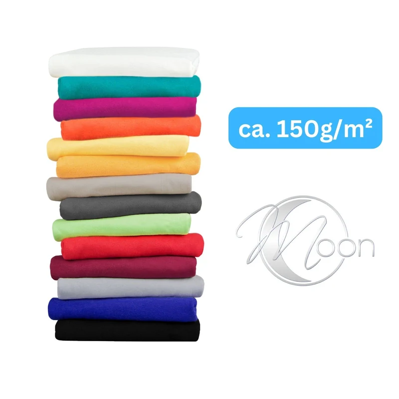 2er Pack MOON-Luxury Linon Kissenbezug 100% Baumwolle 40x40 40x60 40x80 50x50 60x60 80x80