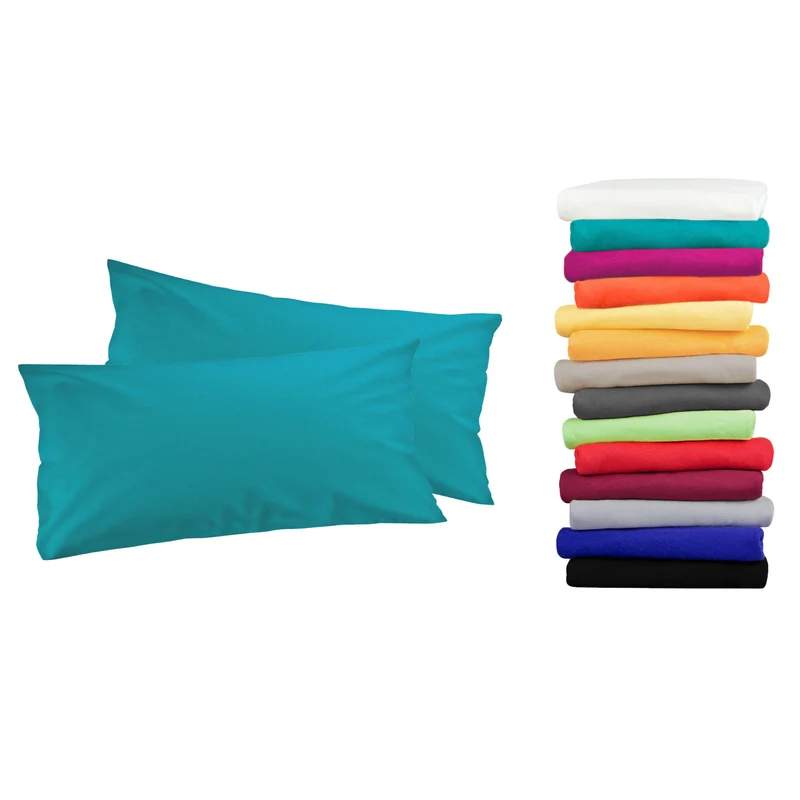 2er Pack MOON-Luxury Linon Kissenbezug 100% Baumwolle 40x40 40x60 40x80 50x50 60x60 80x80